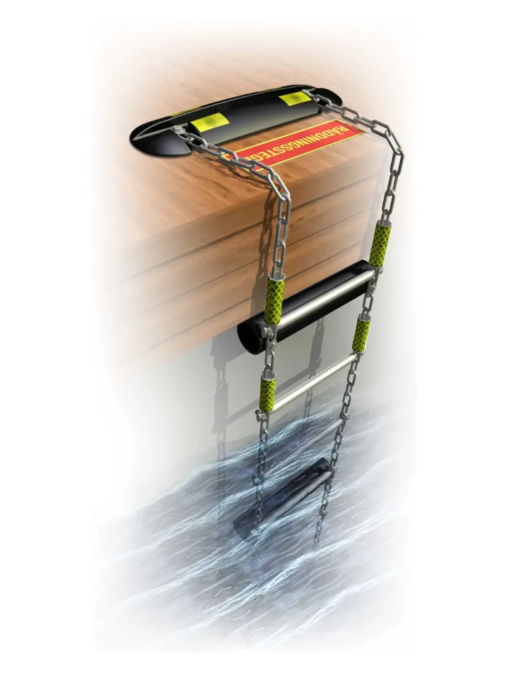 Ladder Chain Usage Chain Ladder for Piers - Shore Safety